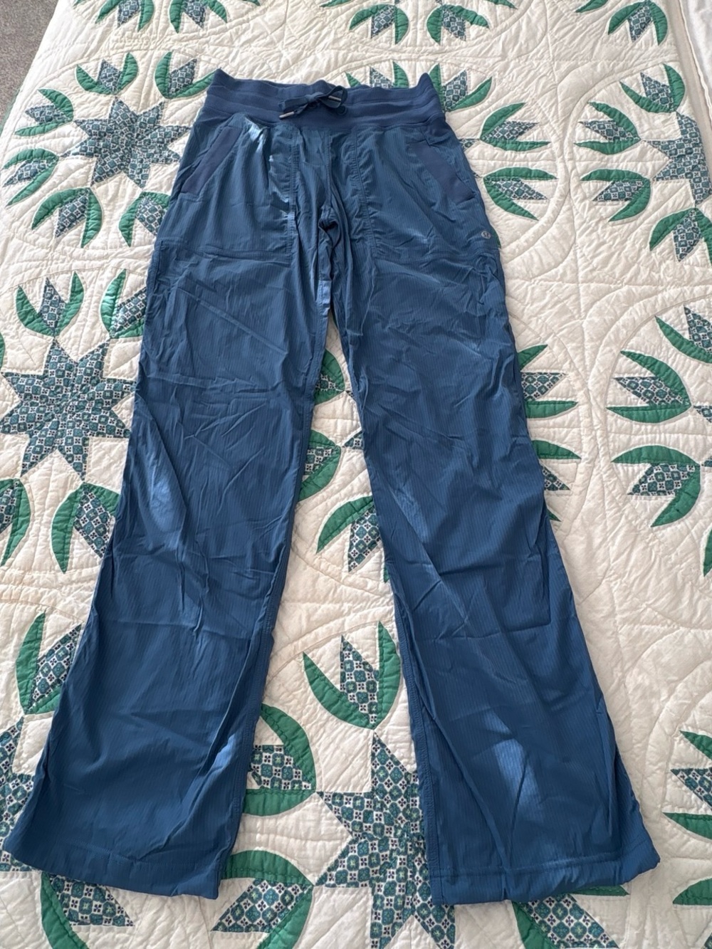 lululemon athletica studio jogger women’s Blue Drawstring Joggers